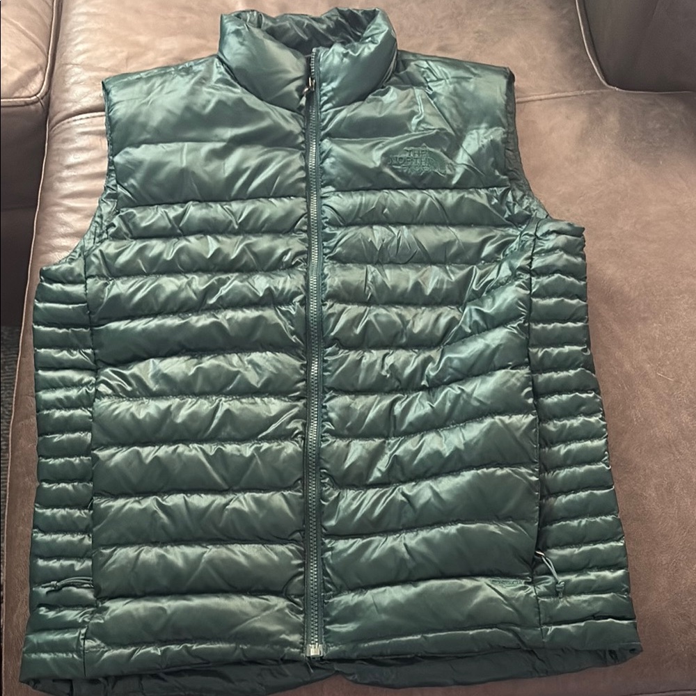 The North Face Green Quilted Puffer Vest